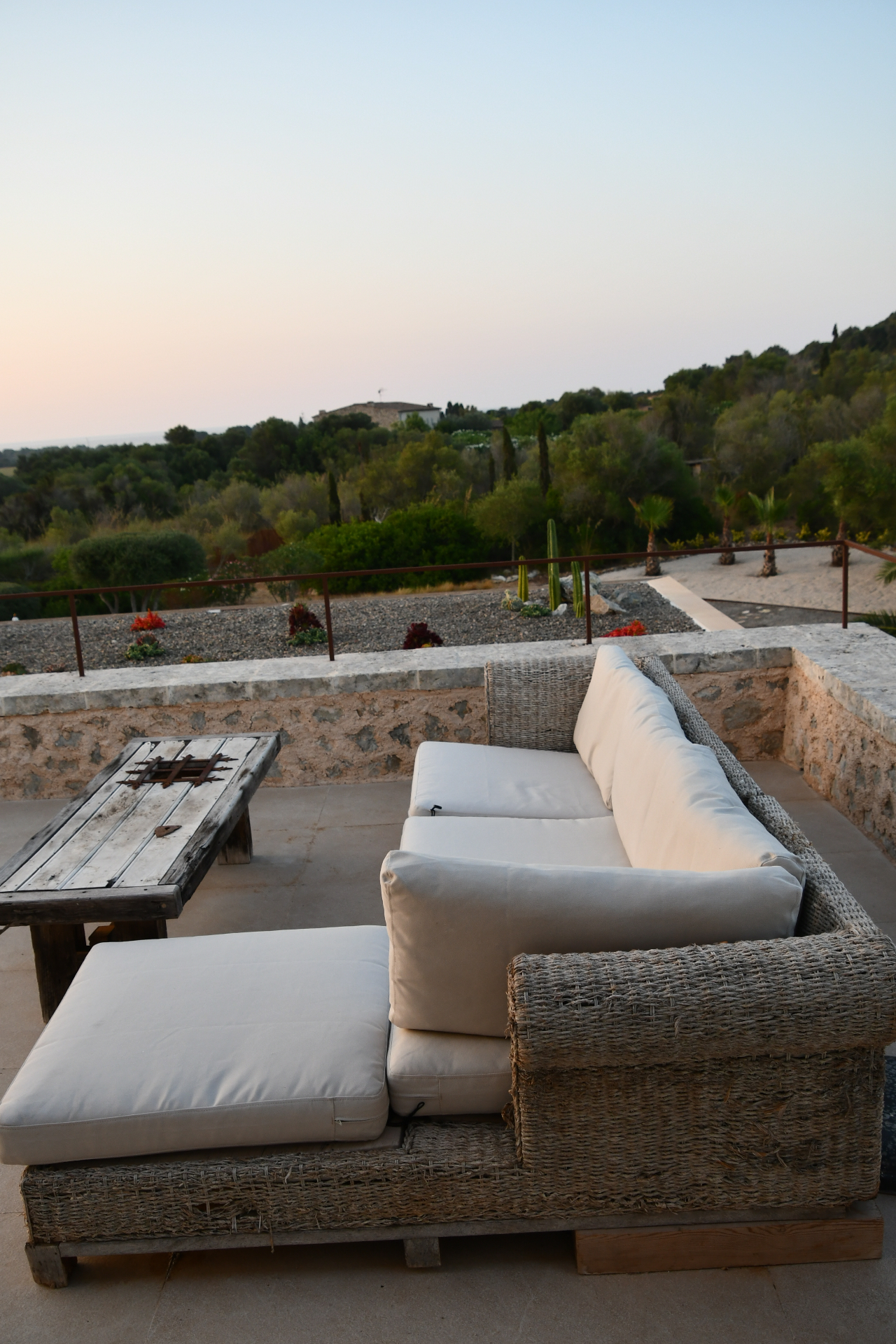 Lounge auf der Studio-Terrasse